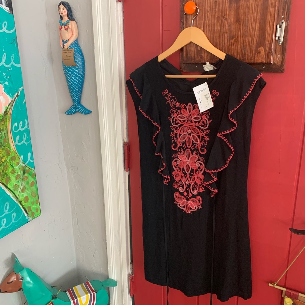 Adalente Sweet by Miss Me Black Top Dress